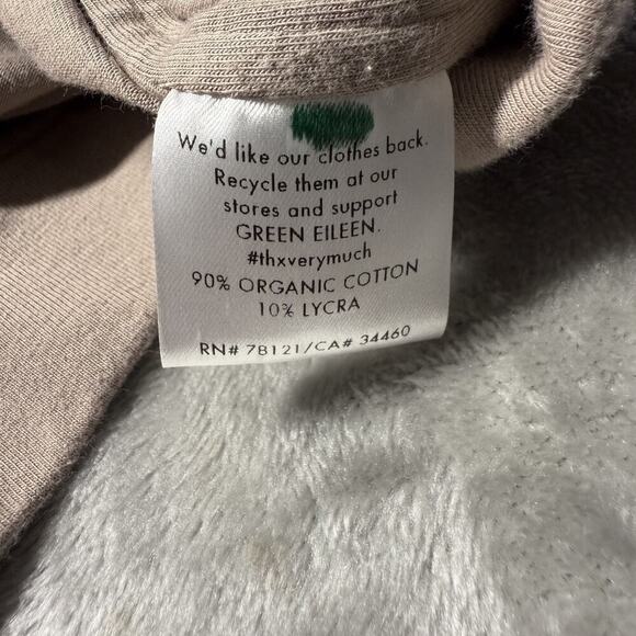 EILEEN FISHER Women's Organic Cotton Shirt Jacket Taupe beige Minimalist Size XL - Picture 8 of 11